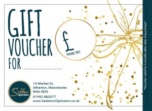 seddons opticians gift voucher